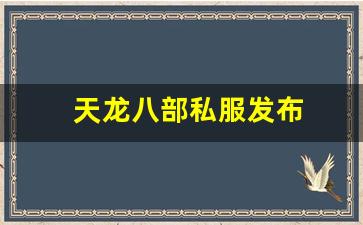 天龙八部3私服：天龙八部私服发布(天龙八部手游体验服) (4)