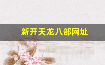 新开天龙八部网址(新天龙八部管网)