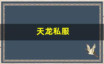 天龙八部sf网站：天龙私服(天龙手游)