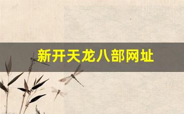 天龙八部私服官网：新开天龙八部网址(天龙八部官网新区叫什么)