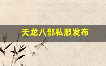 天龙八部私服下载：天龙八部私服发布(天龙八部手游新区开服时间表) (2)